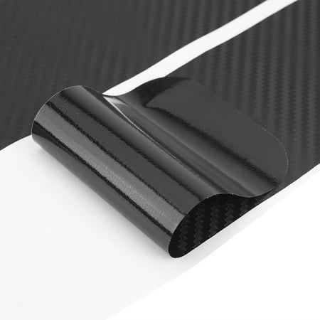 4x Accessories Carbon Fiber Car Scuff Plate Door Sill 5D Sticker Protector 2021